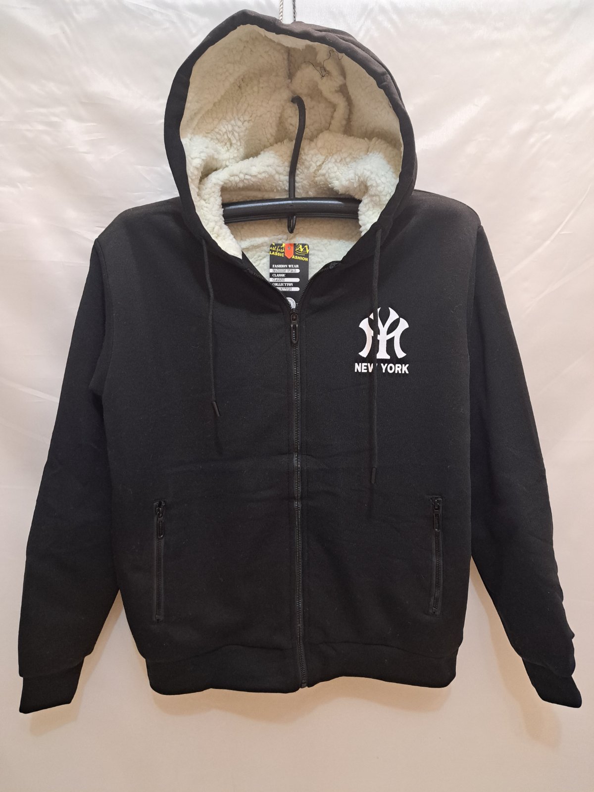 Кофта спорт Giang (M-3XL) 2355A black (зима)