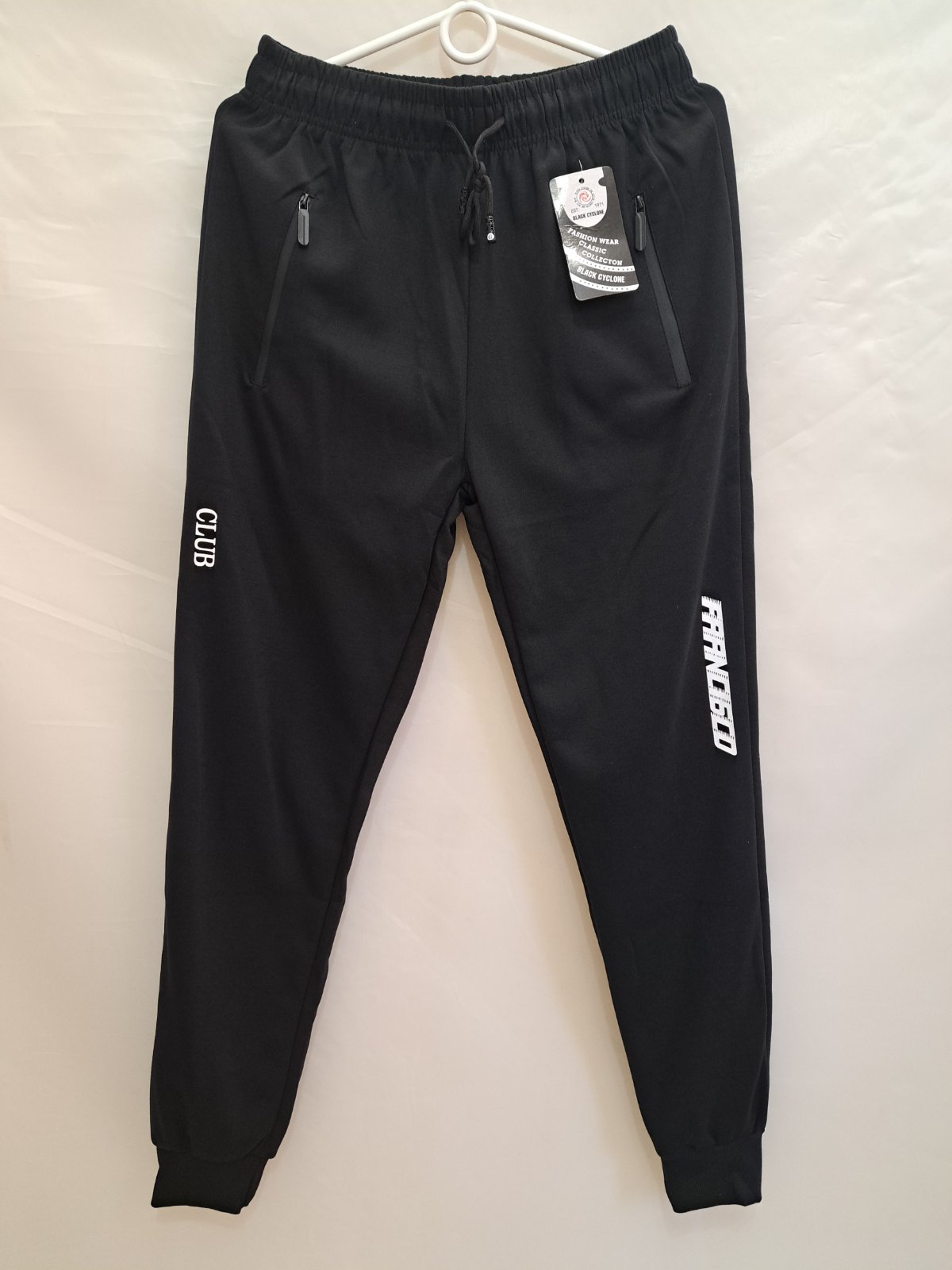 Штаны спорт Giang (M-3XL) 7015 black (деми)