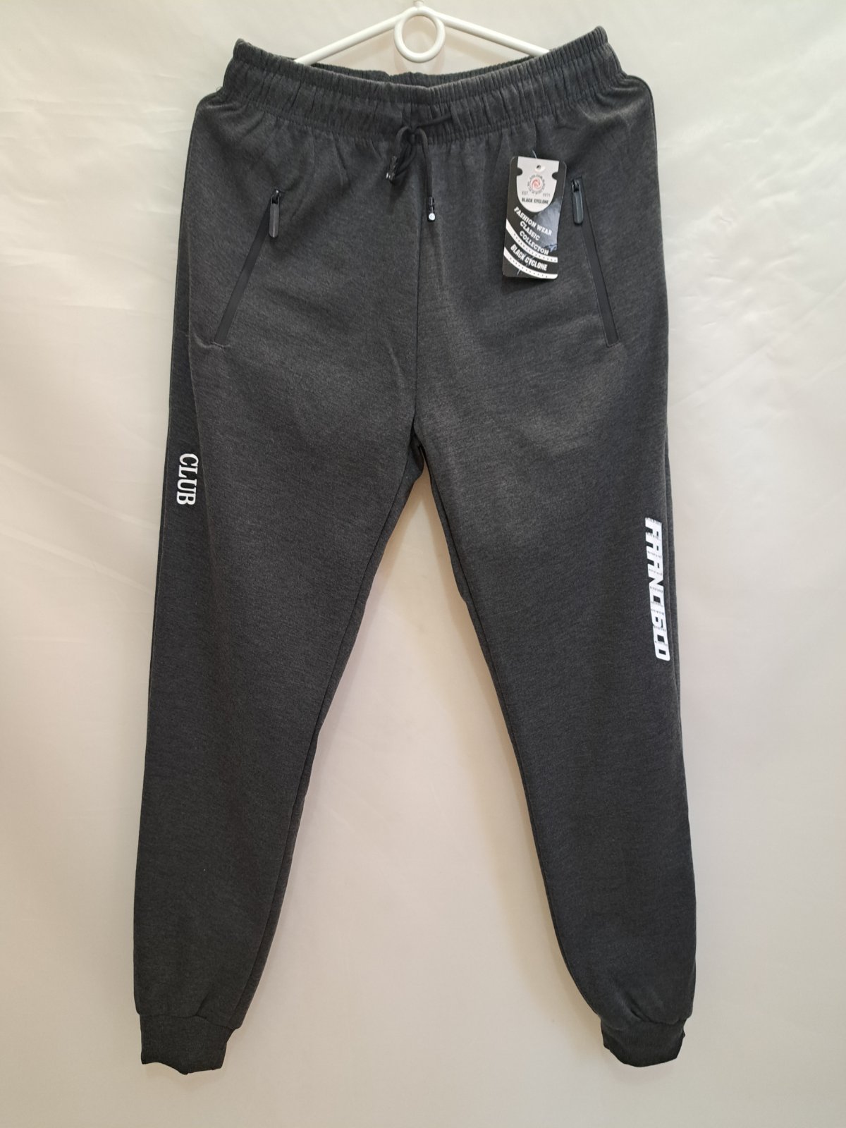 Штаны спорт Giang (M-3XL) 7015 grey (деми)