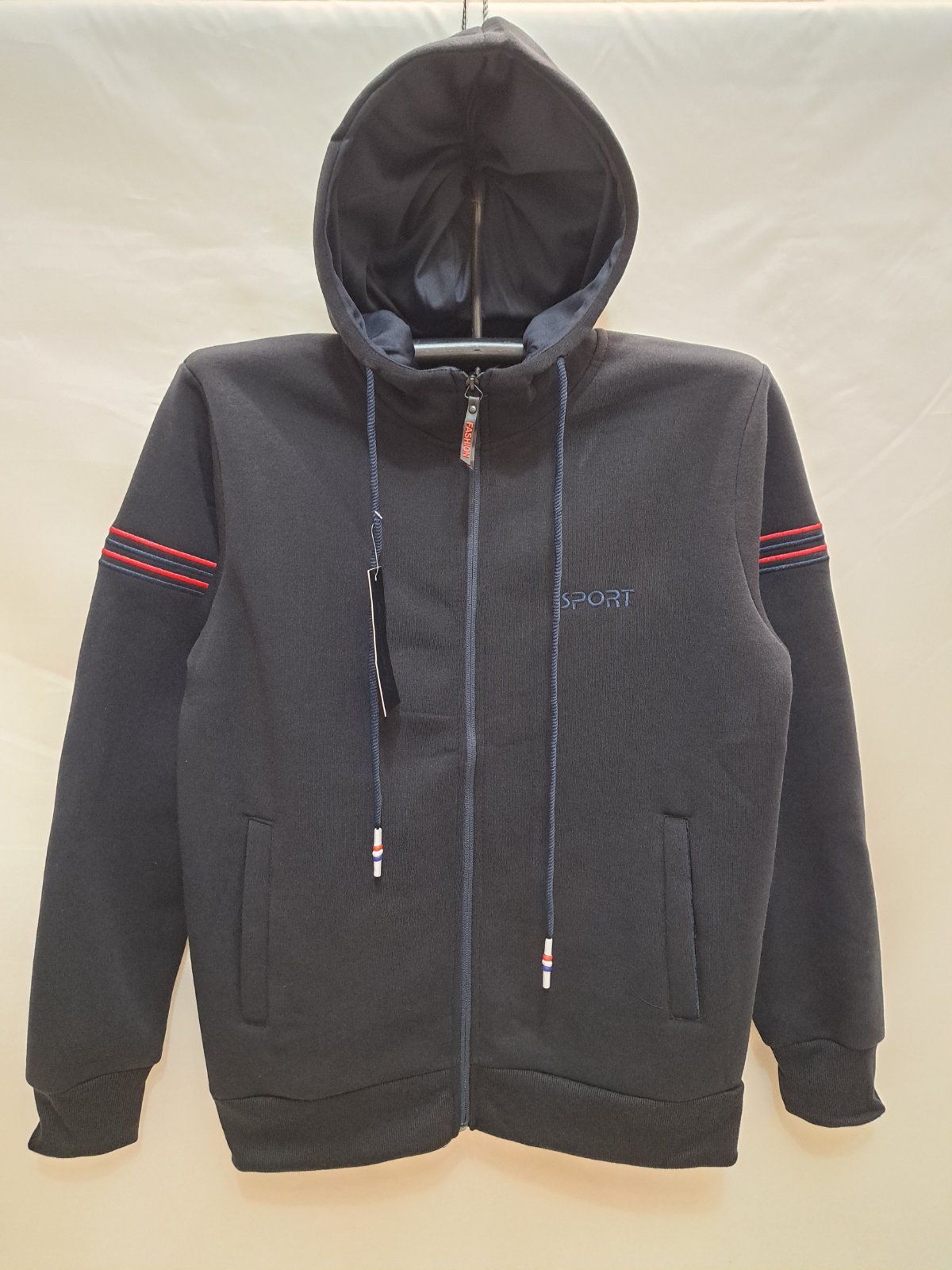Кофта спорт Giang (M-3XL) A5251 grey (зима)