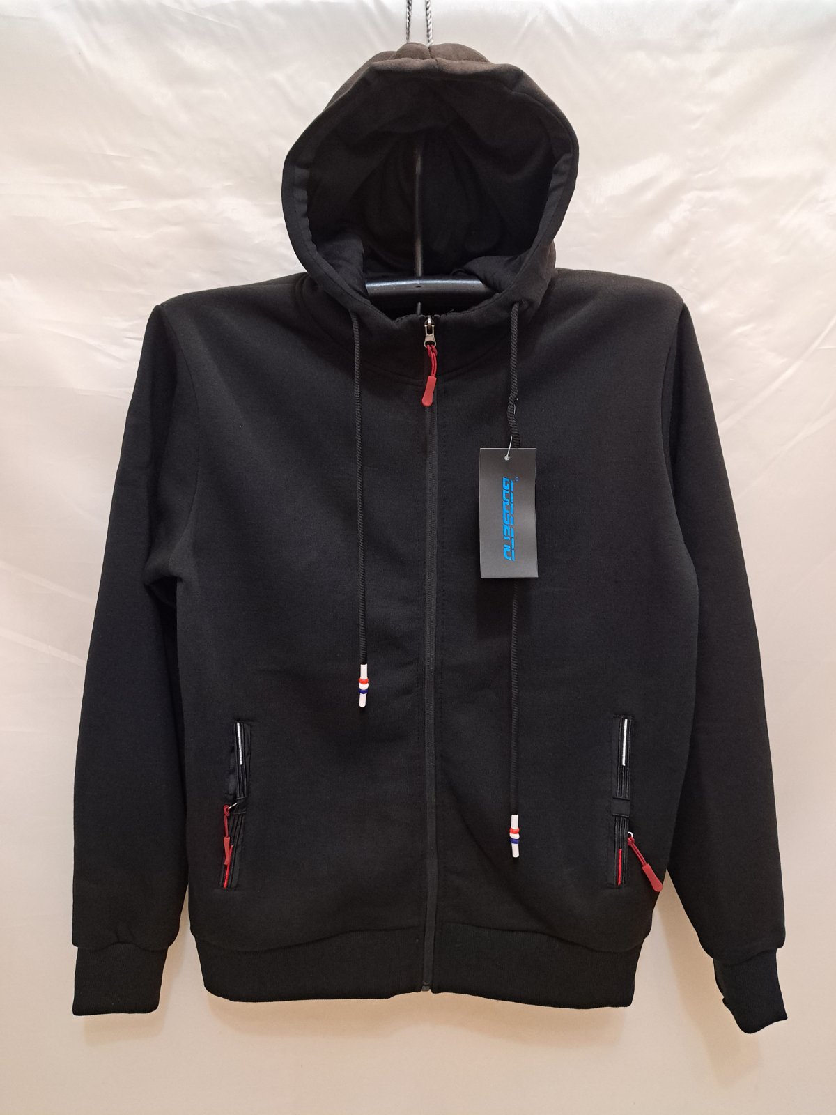 Кофта спорт Giang (M-3XL) A5252 black (зима)