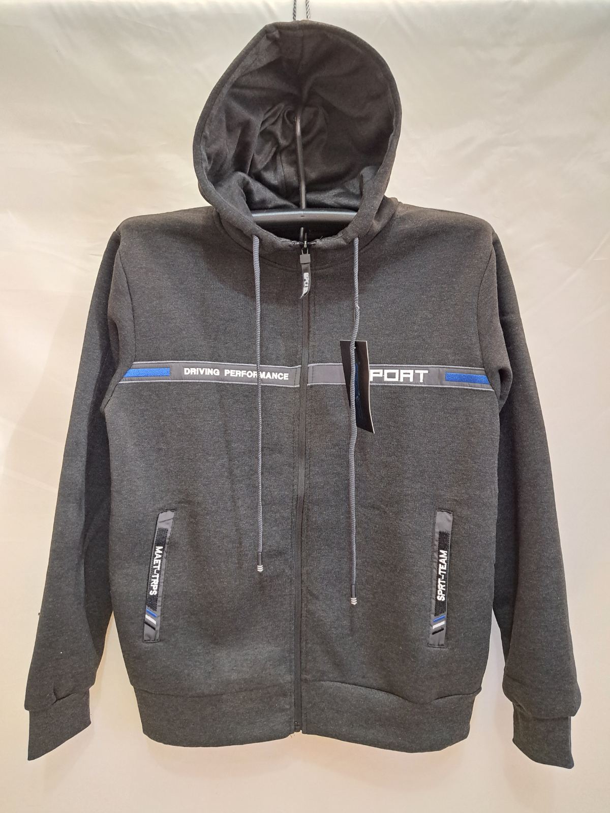 Кофта спорт Giang (M-3XL) A5253 grey (зима)