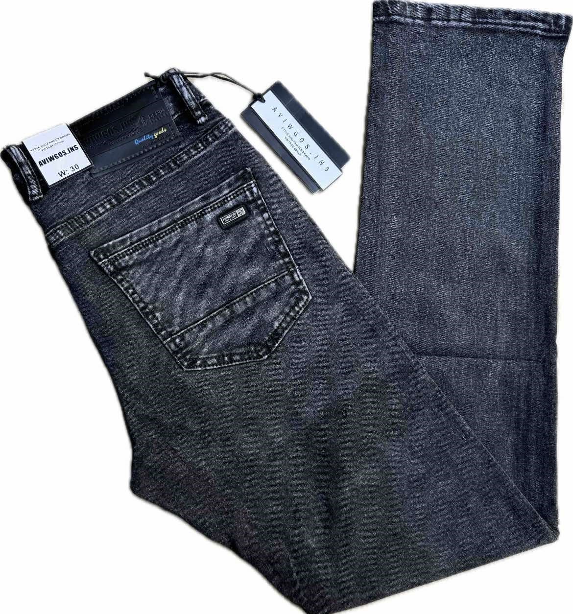 Джинсы God Baron (30-40) 9215 grey (деми)