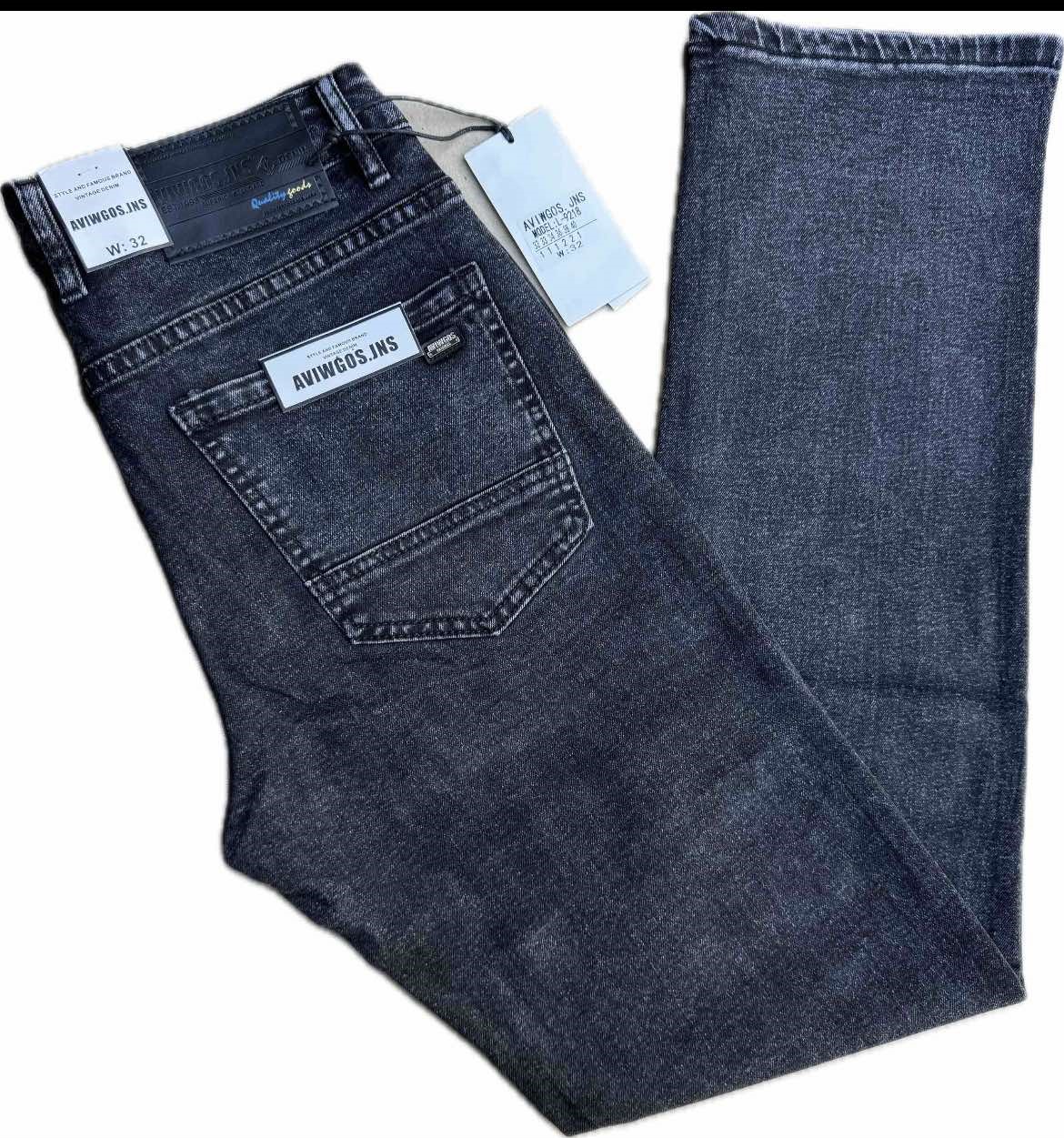 Джинсы God Baron (32-40) 9218 d.grey (деми)