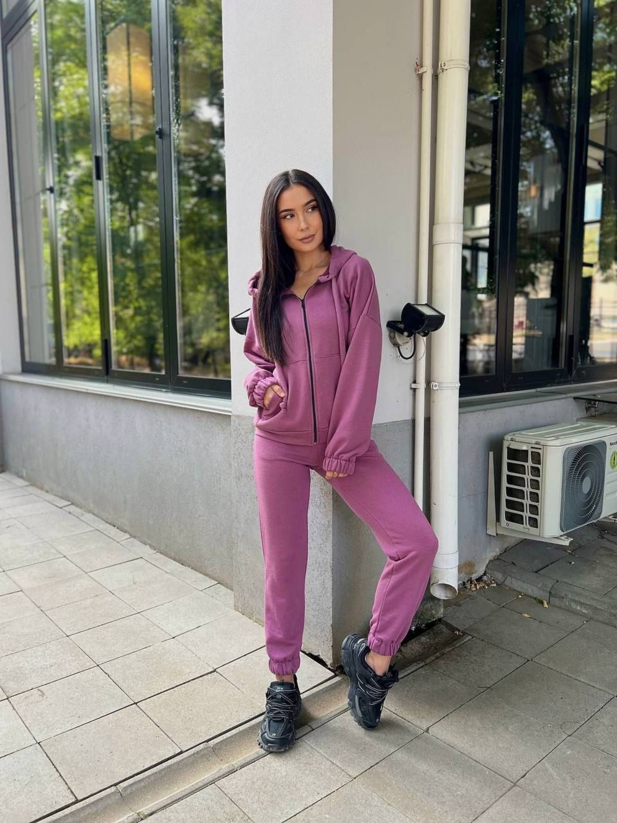 Костюм спорт Romeo life (42-48) 938 lilac (деми)