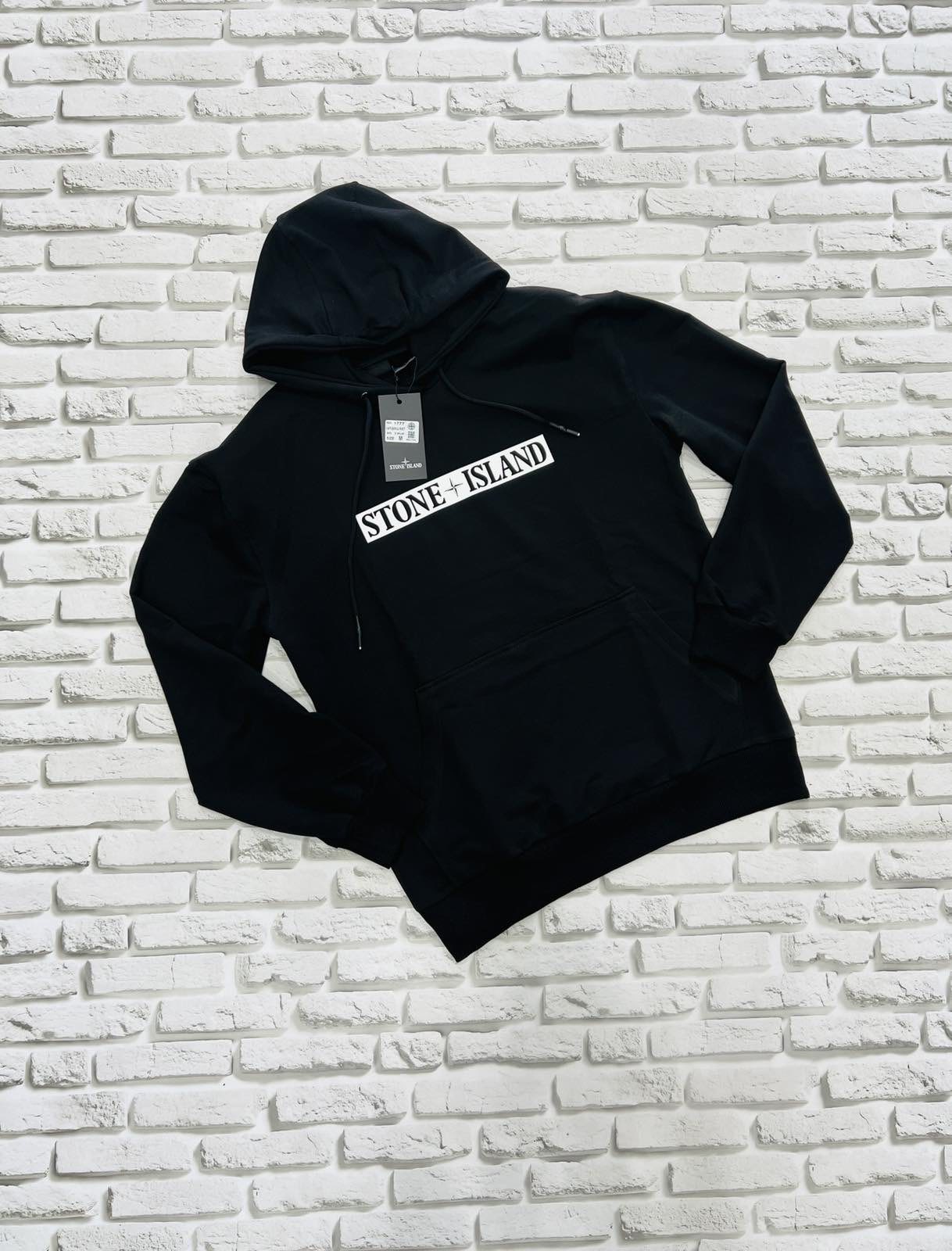 Худи Yulichka (M-3XL) H1777 black (деми)