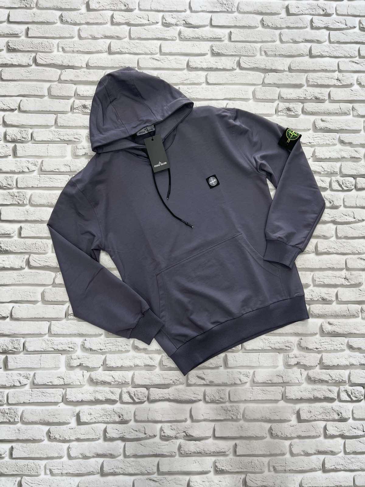Худи Yulichka (M-3XL) H1777 blue (деми)