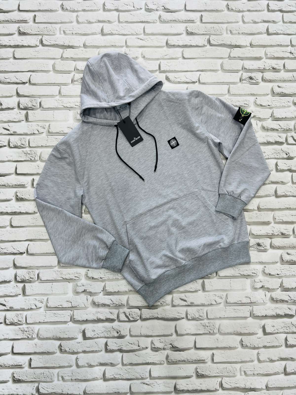 Худи Yulichka (M-3XL) H1777 grey (деми)