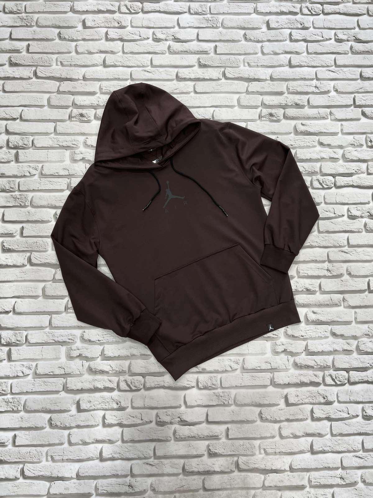 Худи Yulichka (M-3XL) H1777-1 brown (деми)