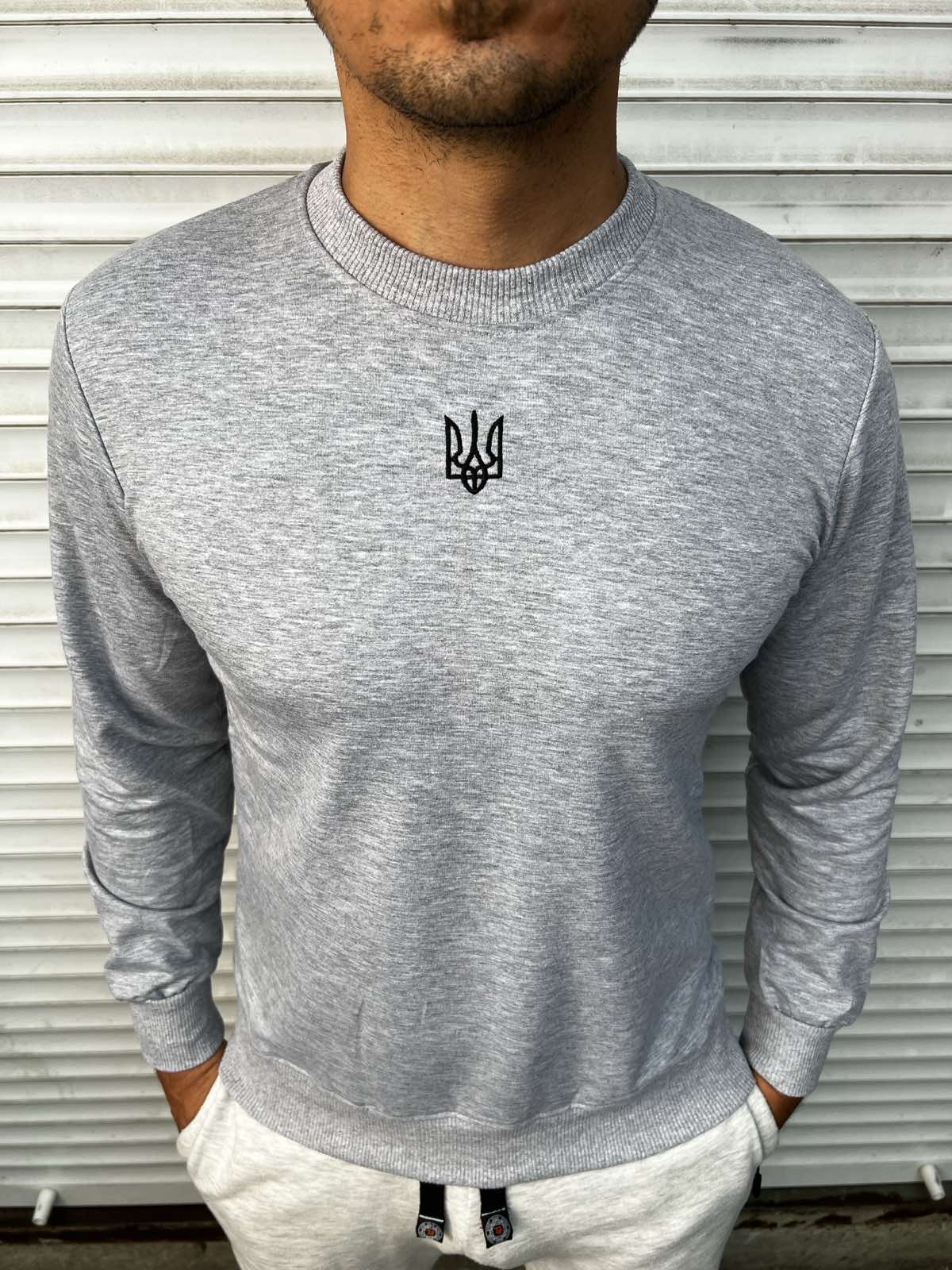 Свитер Nik (2XL-6XL) 55078 grey (деми)