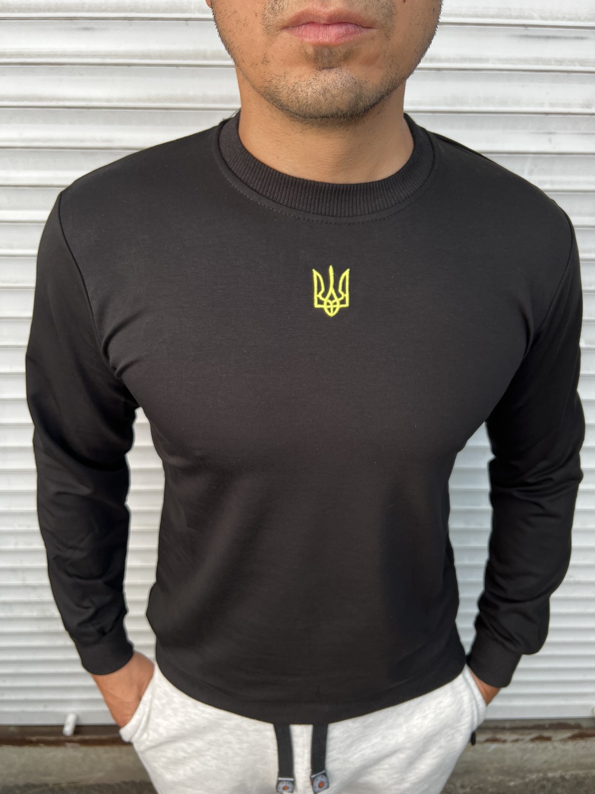 Свитер Nik (2XL-6XL) 55079 black (деми)