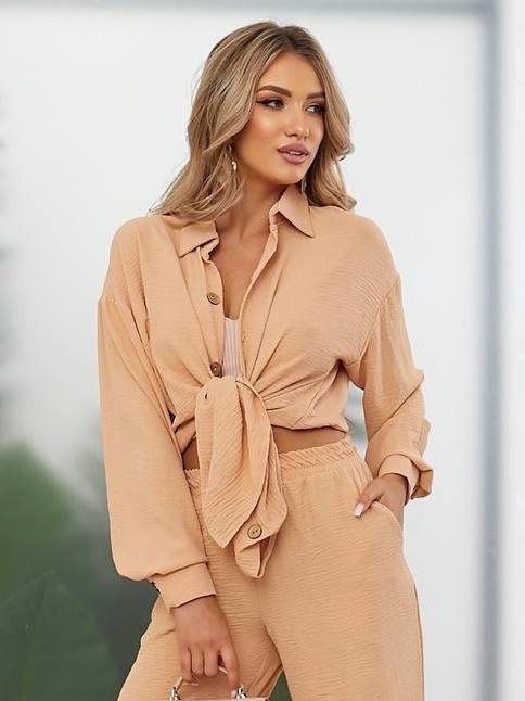 Рубашка WideRange (44-58) 863 beige (деми)