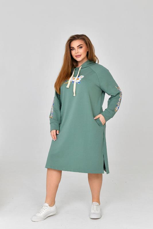Платье Iren Veles (52-58) 4057 mint (деми)