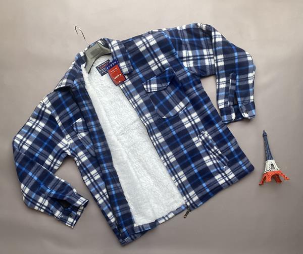 Рубашка Verton (M-4XL) 199 blue (зима)