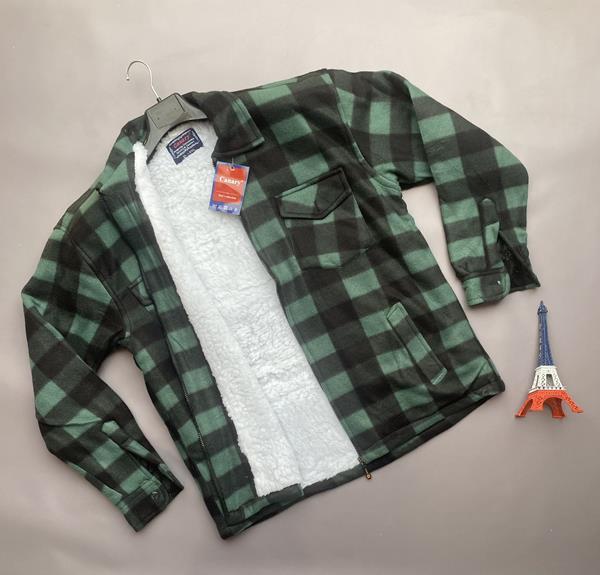 Рубашка Verton (M-4XL) 204 green (зима)