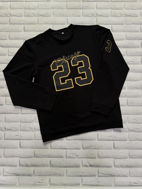 Свитер Long Sport (46-56) LS48 black (деми)
