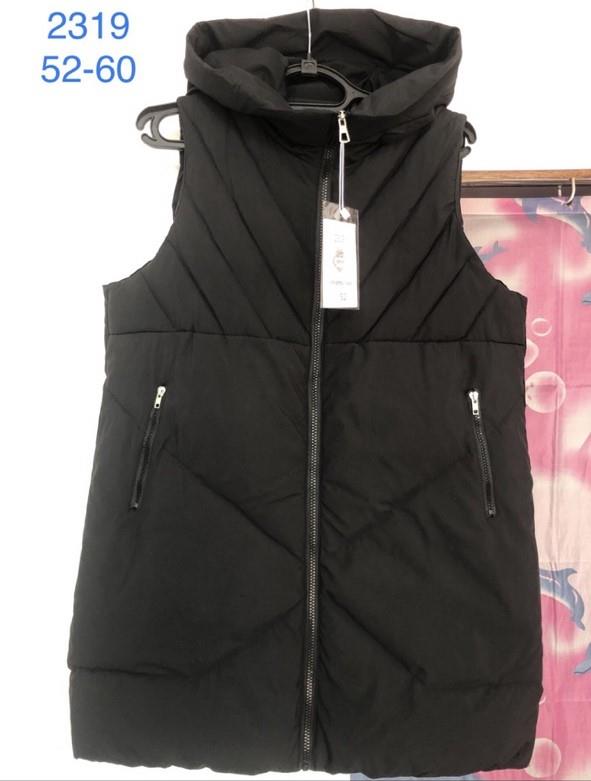 Жилетка Sport style (52-60) 2319 black (деми)