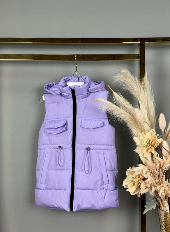 Жилетка Delfinka (134-158) 43 lilac (деми)