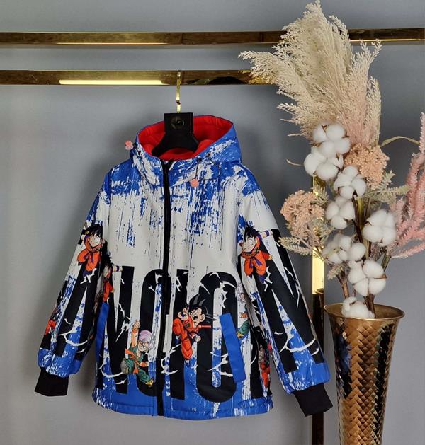 Куртка Delfinka (128-146) 82225 white-red (деми)