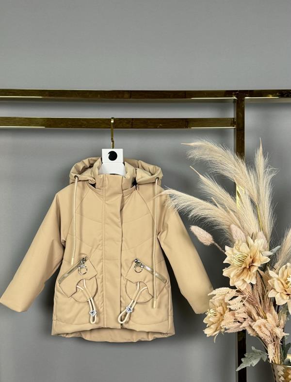 Куртка Delfinka (80-104) M703 d.beige (деми)