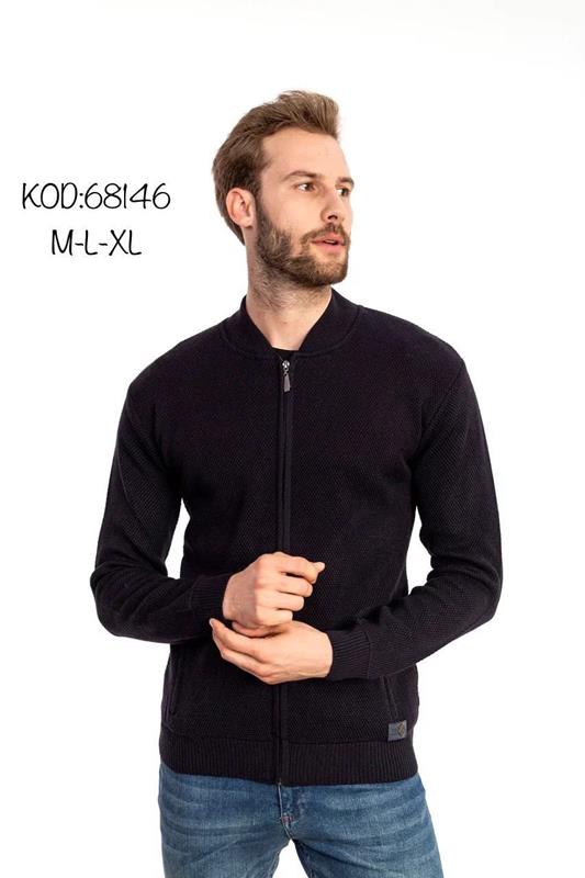Кардиган Vip Stendo (M-XL) 68146 black-old-1 (деми)