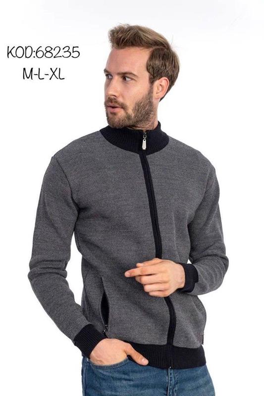 Кардиган Vip Stendo (M-XL) 68235 grey-old-1 (деми)