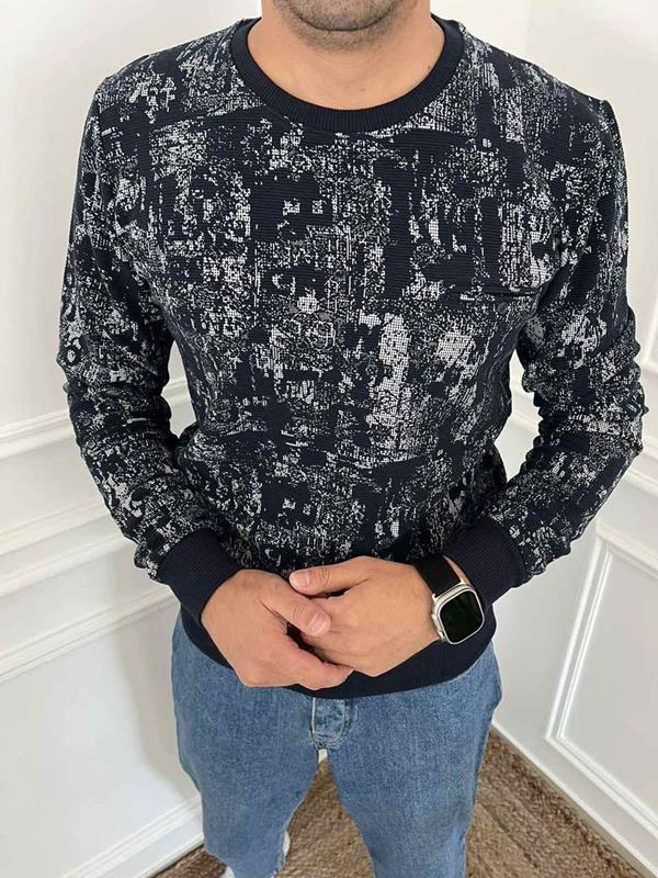 Свитер Nik (3XL-6XL) 55114 black (деми)