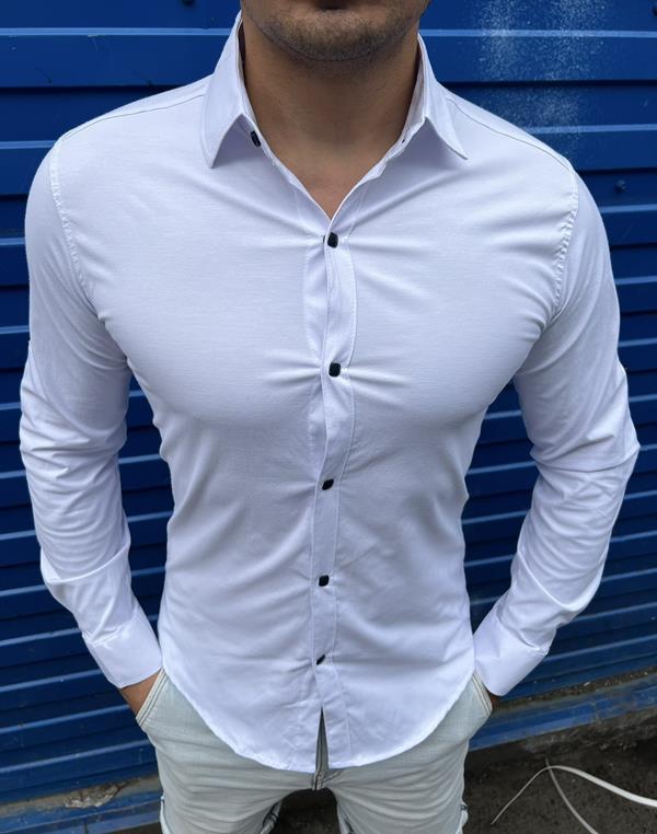 Рубашка Nik (7XL-10XL) 55118 white (деми)