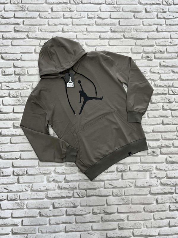 Худи Yulichka (M-3XL) H1777J khaki (деми)