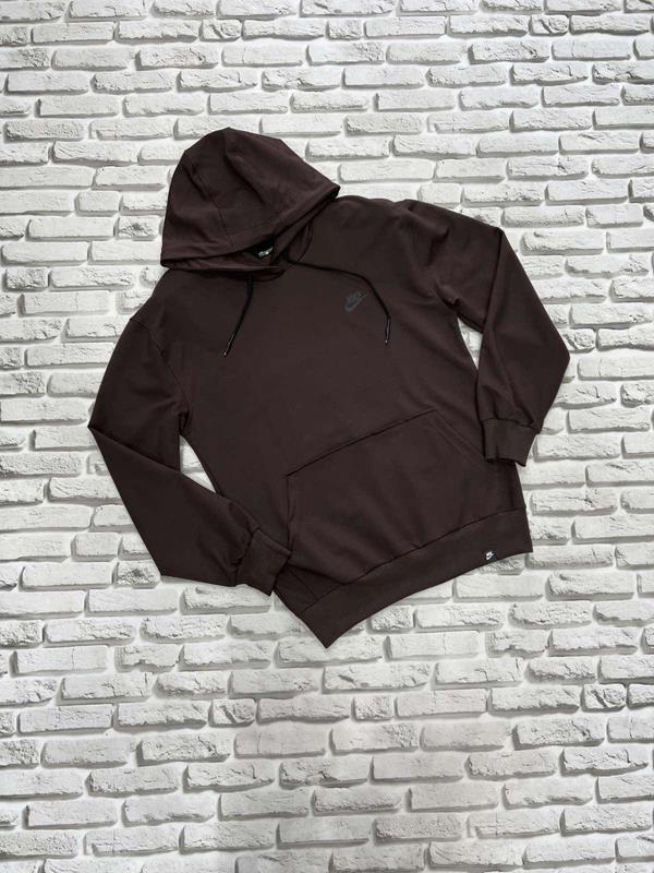 Худи Yulichka (M-3XL) H1777N d.brown (деми)