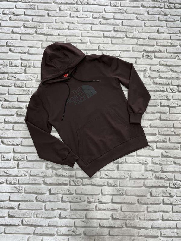 Худи Yulichka (M-3XL) H1777NF brown (деми)