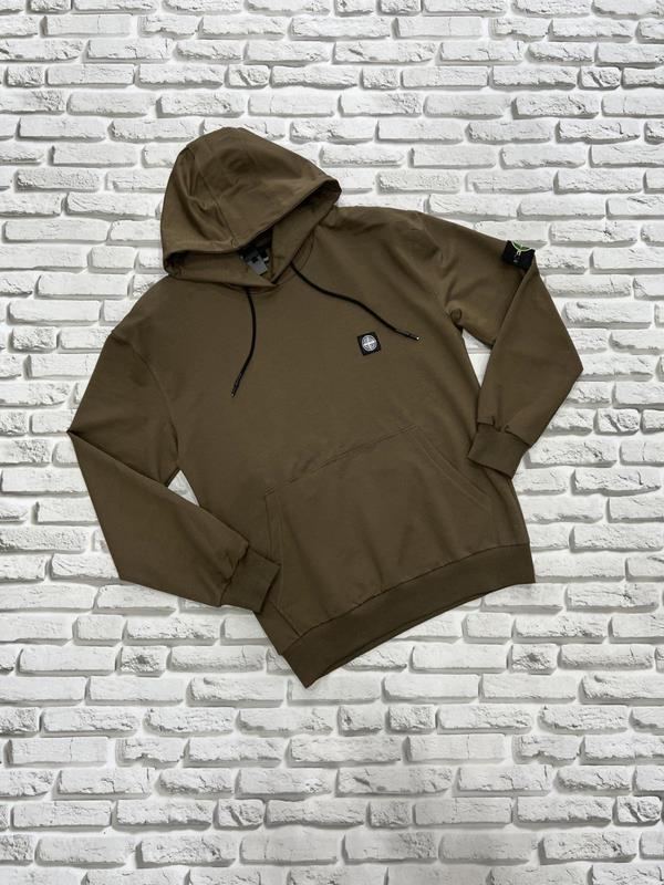 Худи Yulichka (M-3XL) H1777SI khaki (деми)