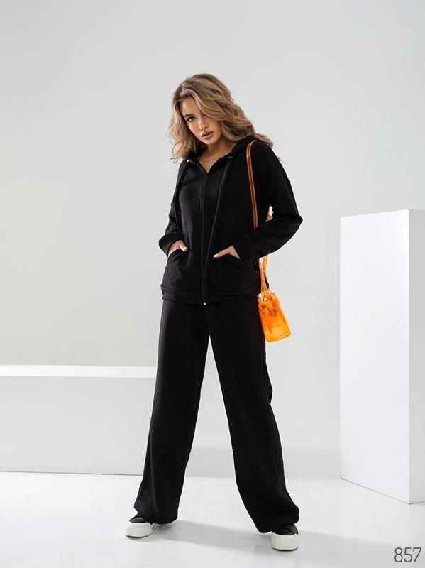 Костюм спорт WideRange (38-52) 857 black (деми)