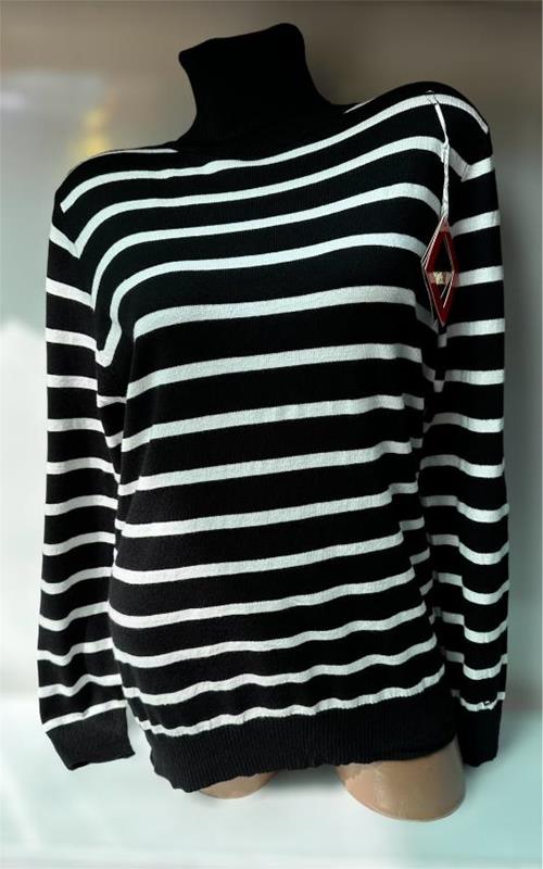 Свитер Ekvato (50-56) 24001 black-white (деми)