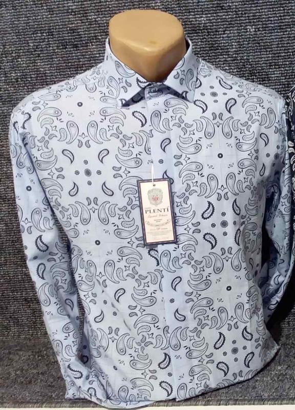 Рубашка Mary Poppins (S-2XL) 1894 l.blue (деми)