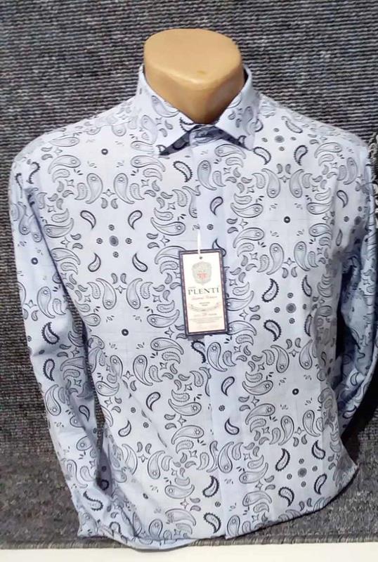 Рубашка Mary Poppins (S-2XL) 1898 l.blue (деми)