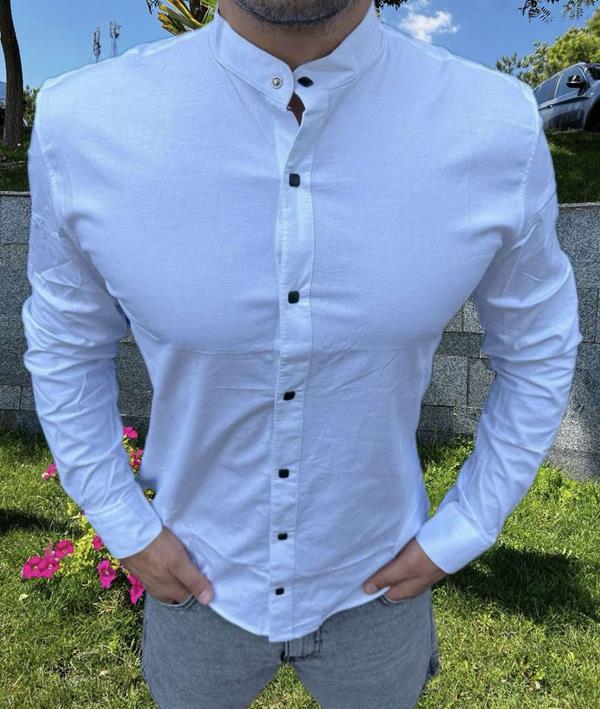 Рубашка Nik (M-2XL) 55255 white (деми)