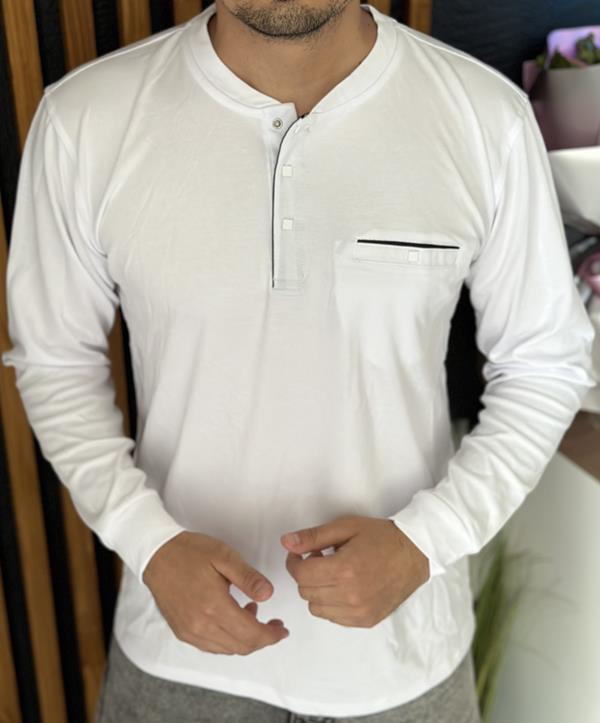 Свитер Nik (L-3XL) 55256 white (деми)
