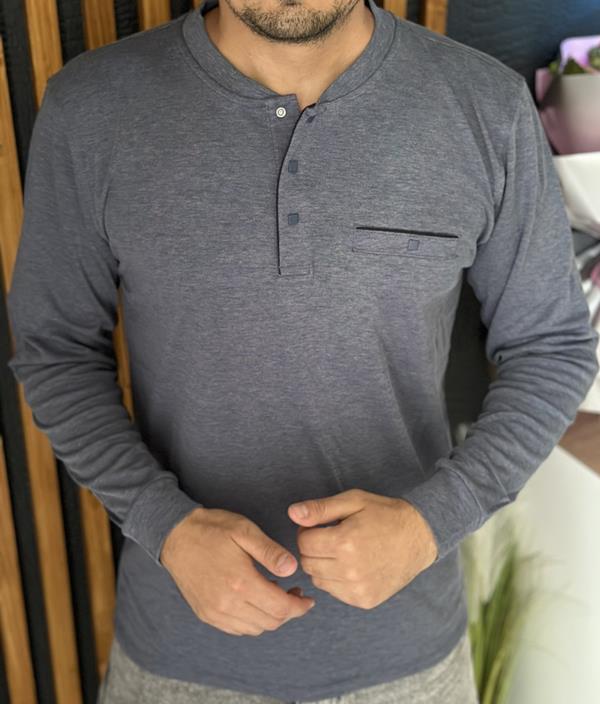 Свитер Nik (L-3XL) 55257 d.grey (деми)