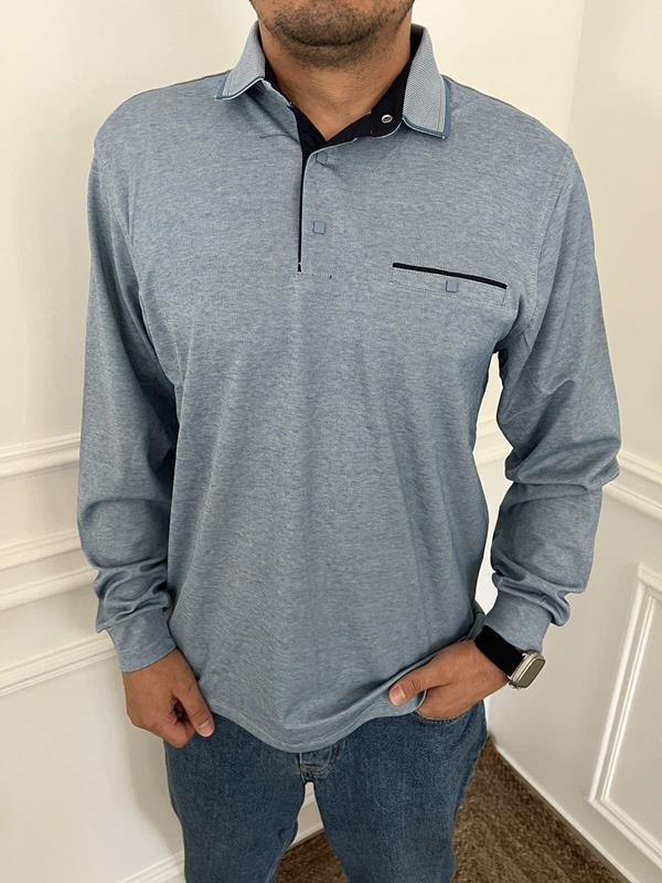 Свитер Nik (L-3XL) 55268 l.blue (деми)
