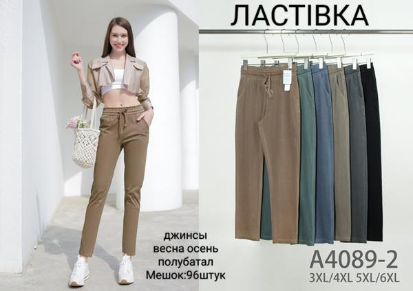 Штаны Hoan (3XL-6XL) A4089-2 mix (деми)