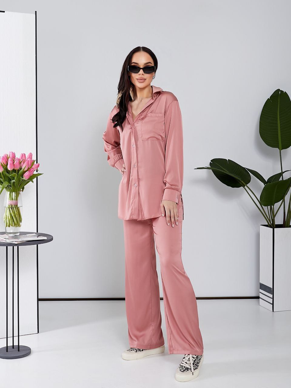 Костюм спорт Arina (42-48) 8038 pink (деми)