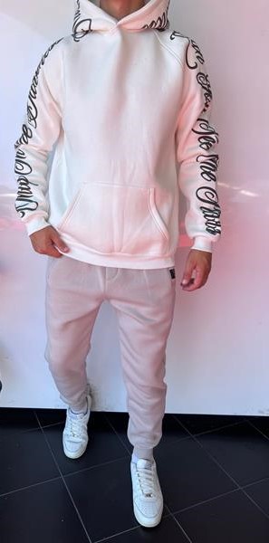Худи Three Black (S-XL) 1664 white (зима)