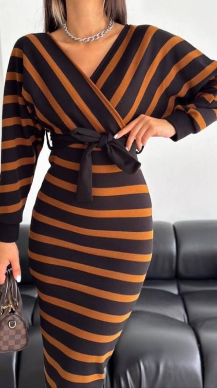 Платье Shipi (S-XL) 050 brown (деми)