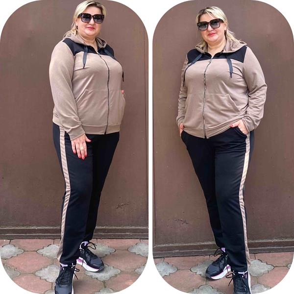 Костюм спорт BAT (50-60) 2025 beige (деми)