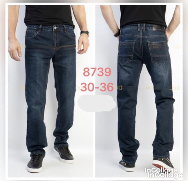 Джинсы God Baron (30-36) 8739 navy (деми)