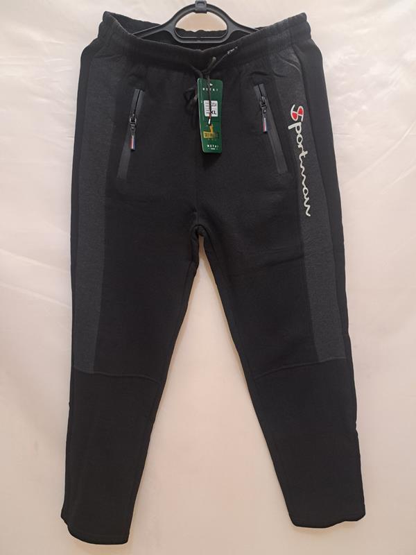 Штаны спорт Giang (XL-5XL) 2014 black (зима)