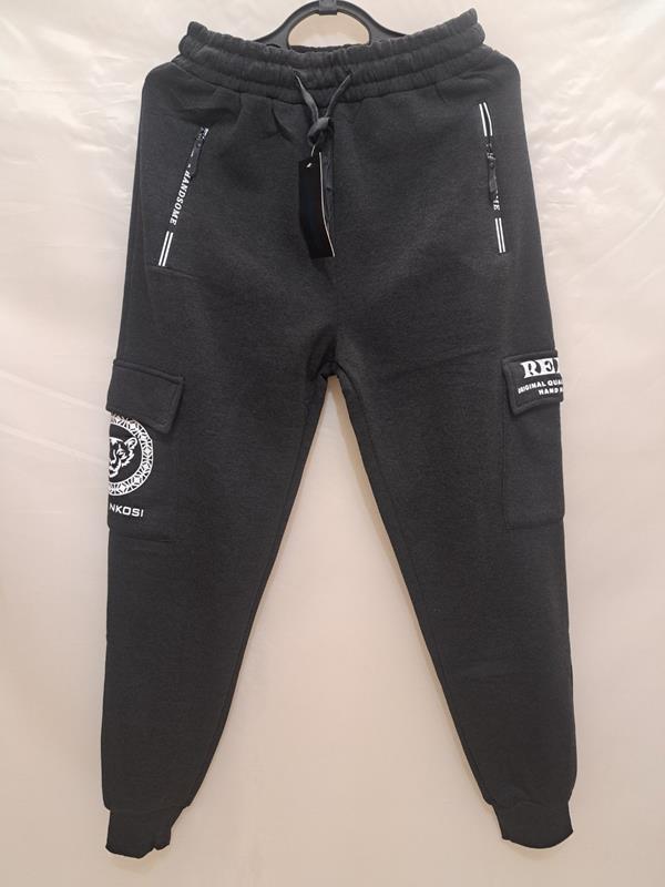 Штаны спорт Giang (M-3XL) 6710 grey (зима)