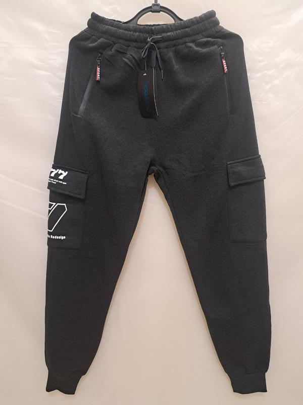 Штаны спорт Giang (M-3XL) 6712 grey (зима)