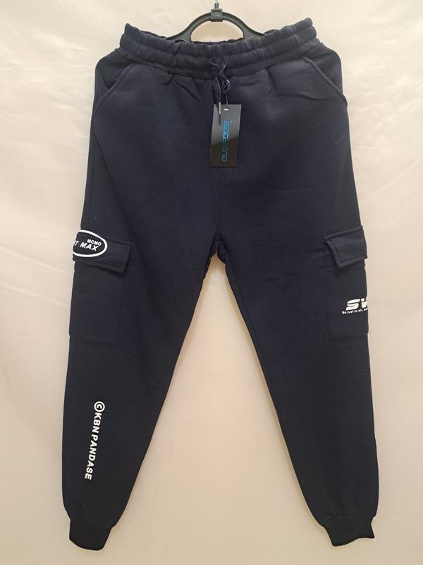 Штаны спорт Giang (M-3XL) 6719 navy (зима)